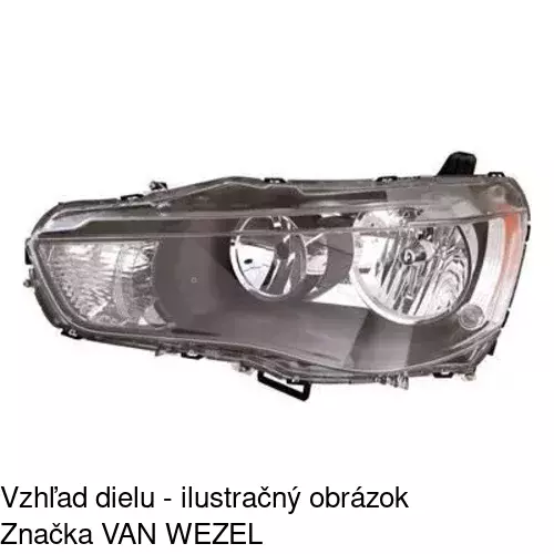 Hlavný reflektor POLCAR 526709-E - obr. 1