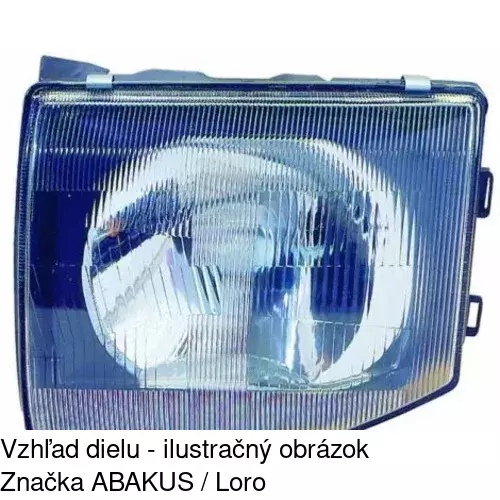 Hlavný reflektor POLCAR 527209-E