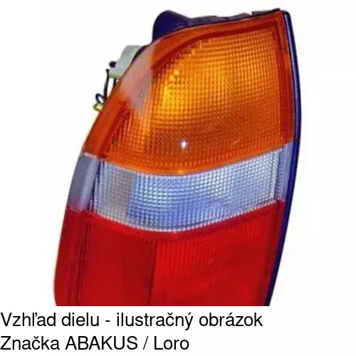 Zadné svetlo POLCAR 5277871E - obr. 3