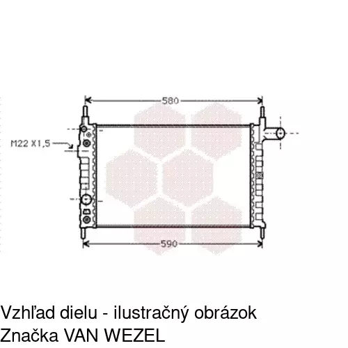 Chladiče vody POLCAR 550508-1 - obr. 3