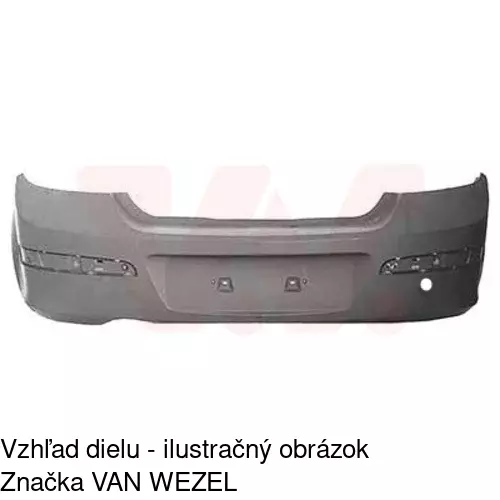 Zadný nárazník POLCAR 550996 - obr. 1