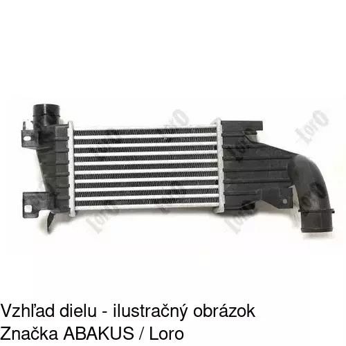 Chladiče vzduchu (Intercoolery) POLCAR 5509J8-2 - obr. 2