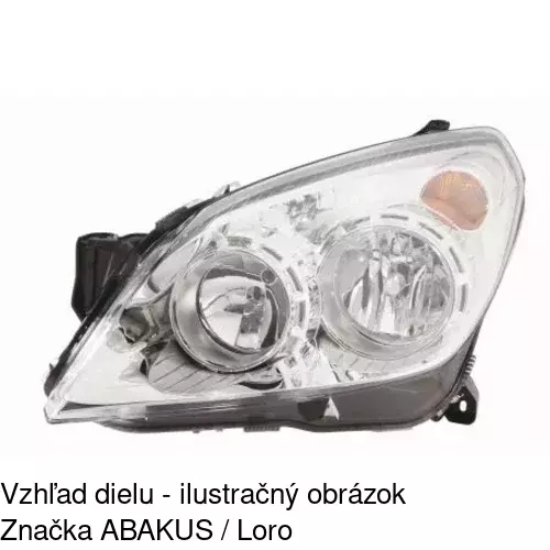 Hlavný reflektor POLCAR 551010-H - obr. 3