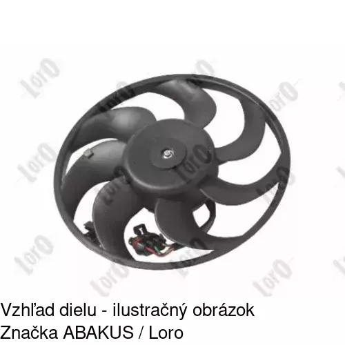 Ventilátor bez krytu / podpery POLCAR 551623U2-1 - obr. 1