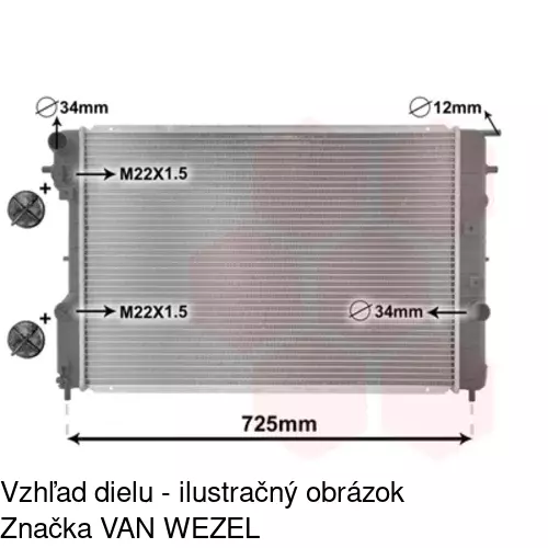 Chladiče vody POLCAR 552708-1 - obr. 5