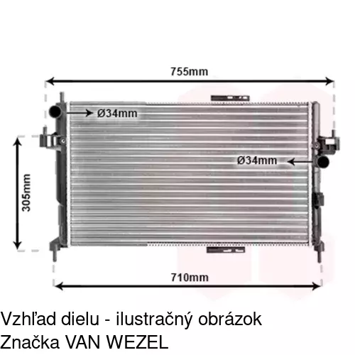 Chladiče vody POLCAR 555608A4 - obr. 5