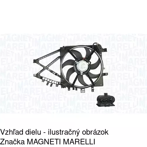 Ventilátor bez krytu / podpery POLCAR 555623U6 - obr. 4