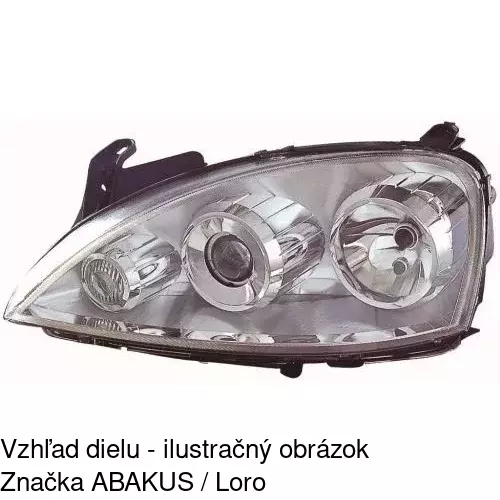 Hlavný reflektor POLCAR 5557094E - obr. 4