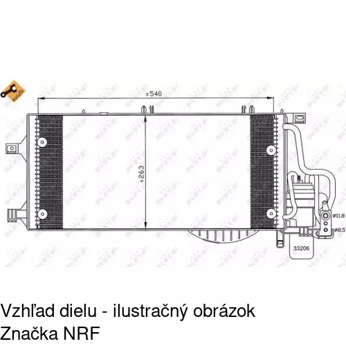 Chladiče klimatizácie POLCAR 5557K8C2 - obr. 1