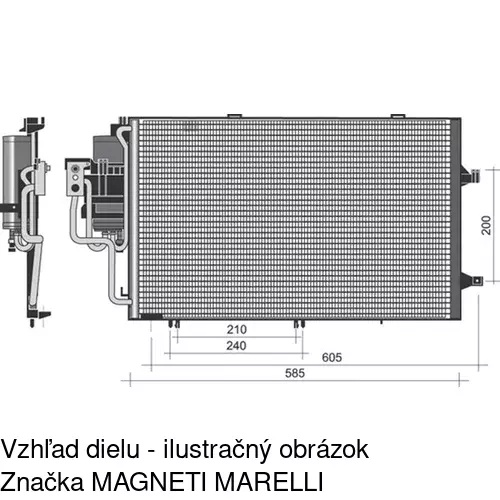 Chladiče klimatizácie POLCAR 5557K8C3S