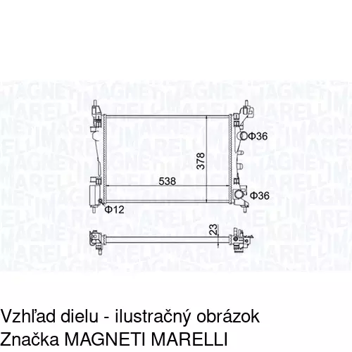 Chladiče vody 555808-2 /POLCAR/ - obr. 1