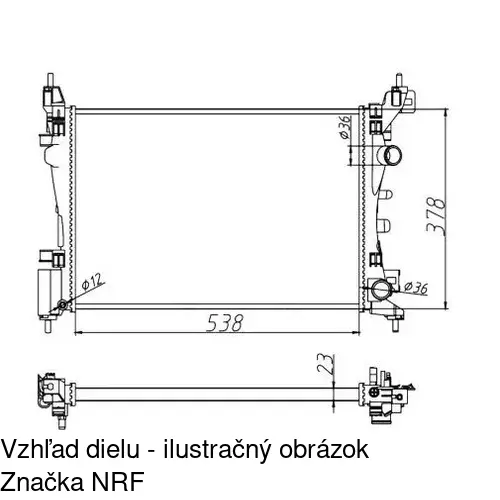 Chladiče vody POLCAR 5558083X - obr. 1