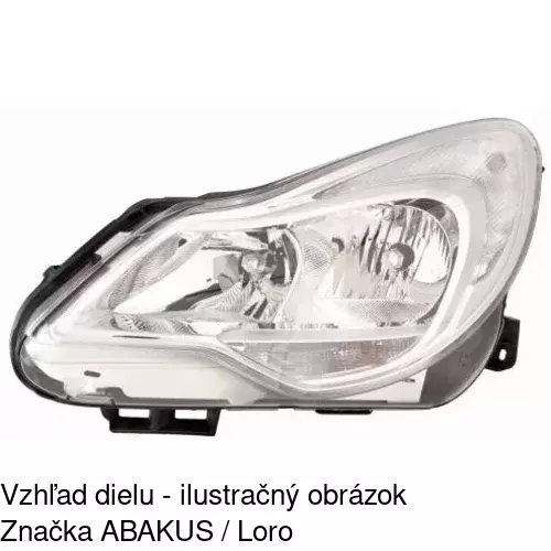 Hlavný reflektor POLCAR 55B110-E - obr. 4