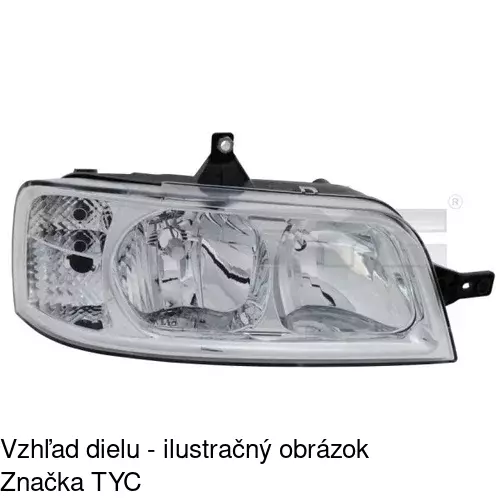 Hlavný reflektor POLCAR 570410-U