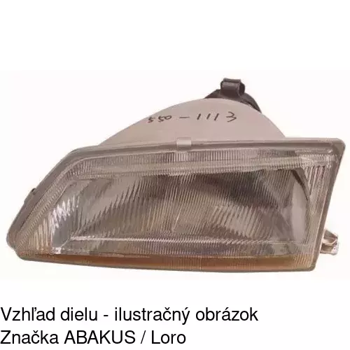 Hlavný reflektor POLCAR 570609-E - obr. 1