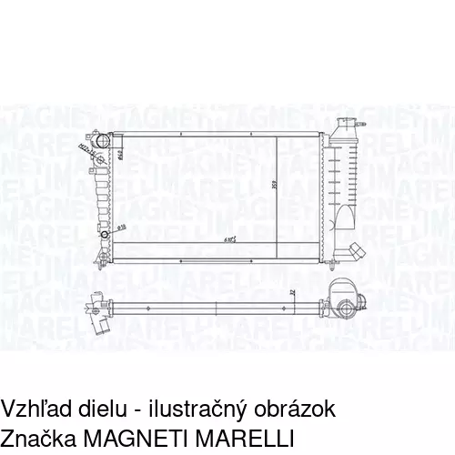 Chladiče vody POLCAR 570808A1