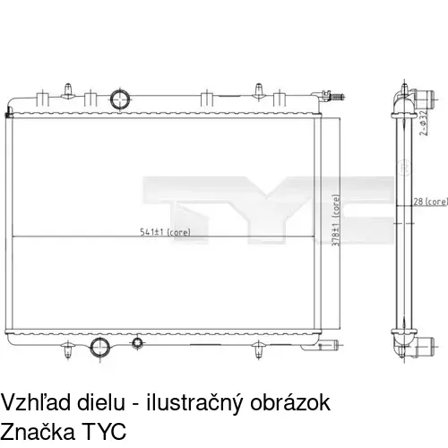 Chladiče vody POLCAR 571008A5