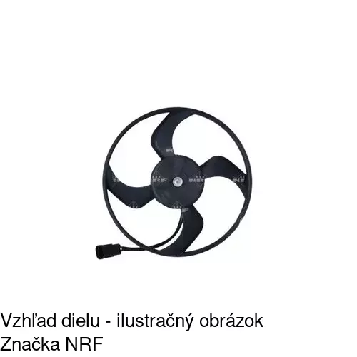 Ventilátor bez krytu / podpery POLCAR 571023U1 - obr. 2