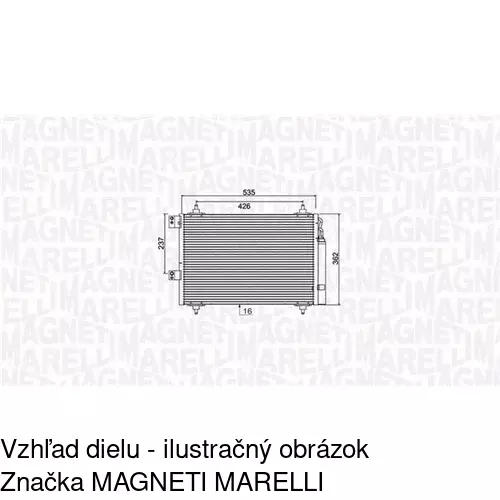 Chladiče klimatizácie POLCAR 5710K8C2S