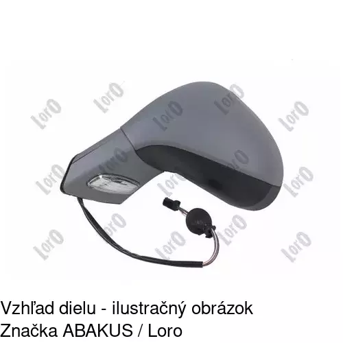 Vonkajšie zrkadlo POLCAR 5712514S - obr. 3