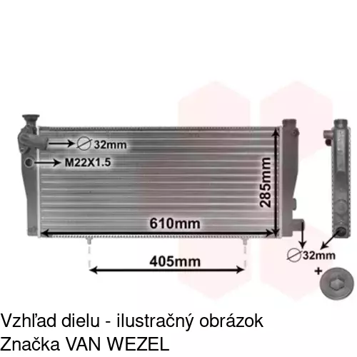 Chladiče vody POLCAR 572208A2 - obr. 5