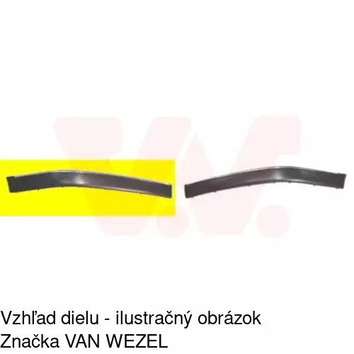 Lišta nárazníka POLCAR 574707-5