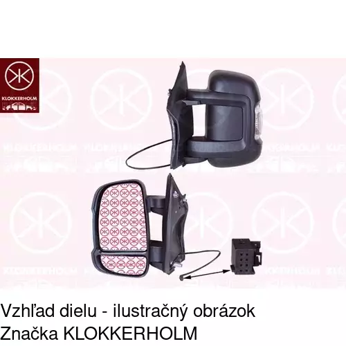 Vonkajšie zrkadlo POLCAR 577051-M - obr. 3