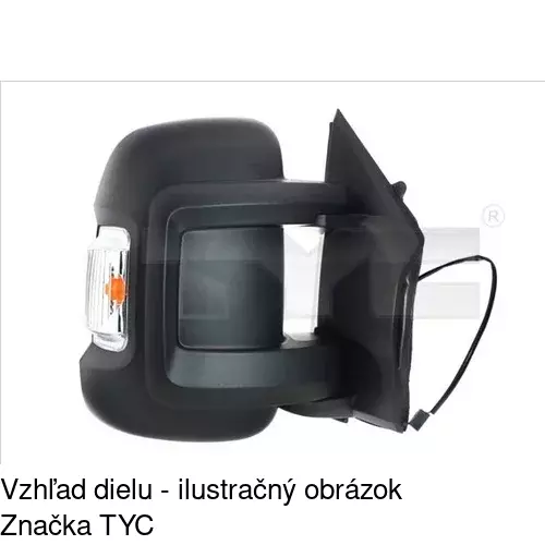 Vonkajšie zrkadlo POLCAR 5770512NM - obr. 1