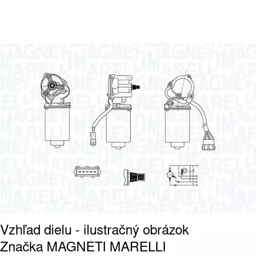 Motorček stieračov POLCAR 5786SWP1