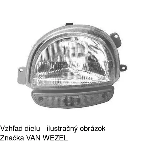 Hlavný reflektor POLCAR 6003100E