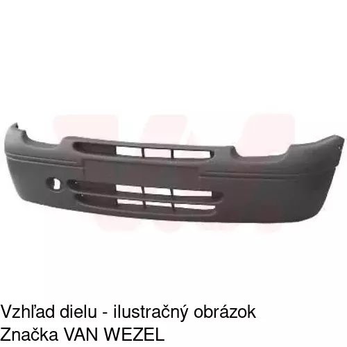 Predný nárazník POLCAR 600407-J