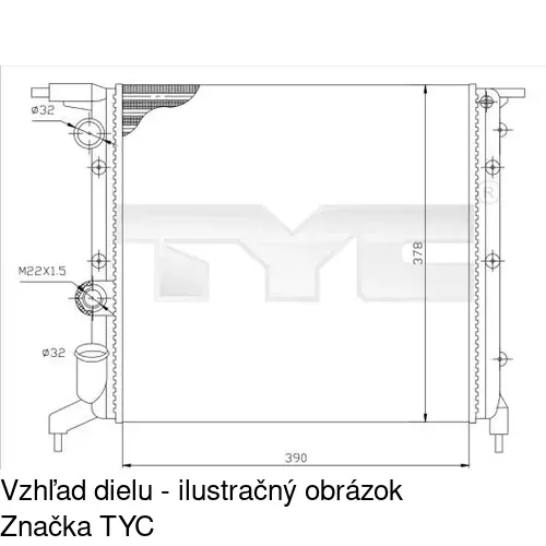 Chladiče vody POLCAR 600608A3 - obr. 3