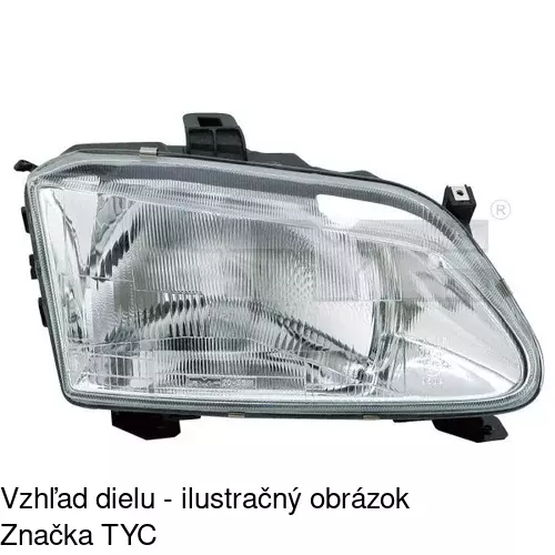 Hlavný reflektor POLCAR 600710-V - obr. 1