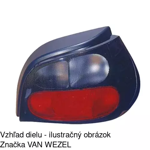 Zadné svetlo POLCAR 600787-E - obr. 2