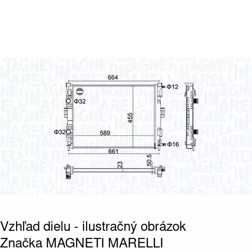 Chladiče vody POLCAR 601208-1 - obr. 1