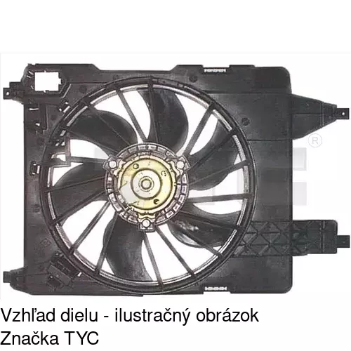 Ventilátory chladičov 601223W3 /POLCAR/ - obr. 2