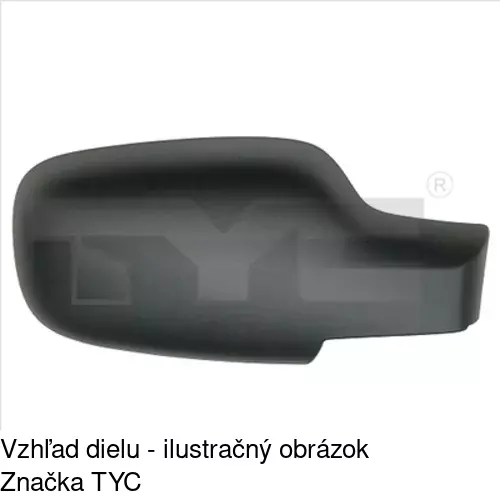 Rám vonkajšieho zrkadla POLCAR 601254TM - obr. 1