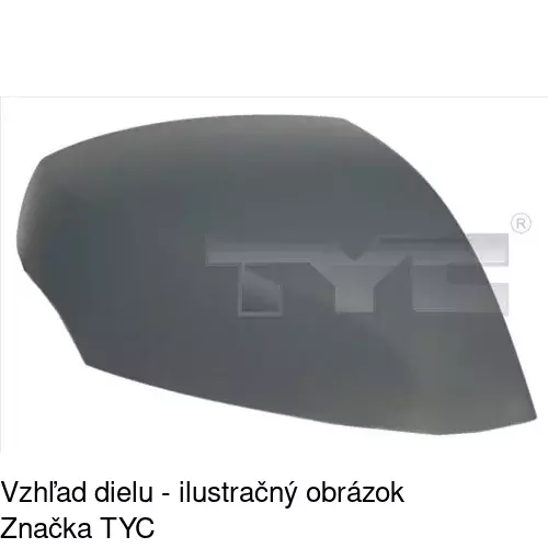 Rám vonkajšieho zrkadla 6012552PE /POLCAR/ - obr. 1