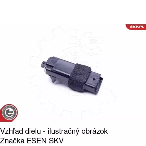 Elektrický mechanizmus okna dverí POLCAR 6012PSE6 - obr. 4