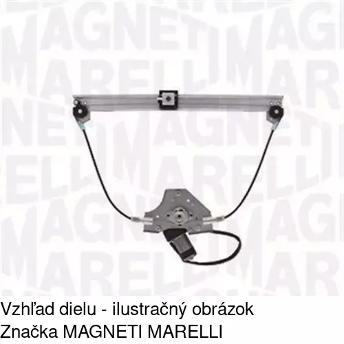 Elektrický mechanizmus okna dverí POLCAR 6015PSE4 - obr. 1