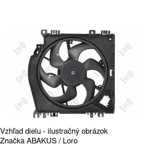 Ventilátory chladičov 601623W1 /POLCAR/ - obr. 5