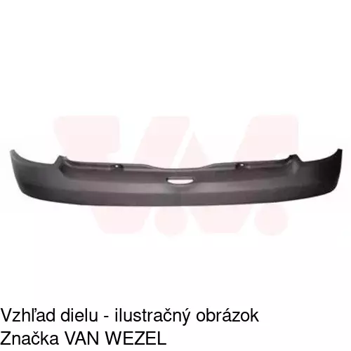 Lišta nárazníka POLCAR 6016964J - obr. 1