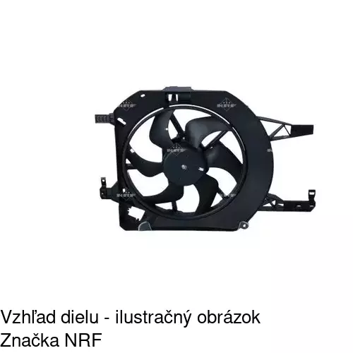 Ventilátory chladičov POLCAR 602623W1 - obr. 1