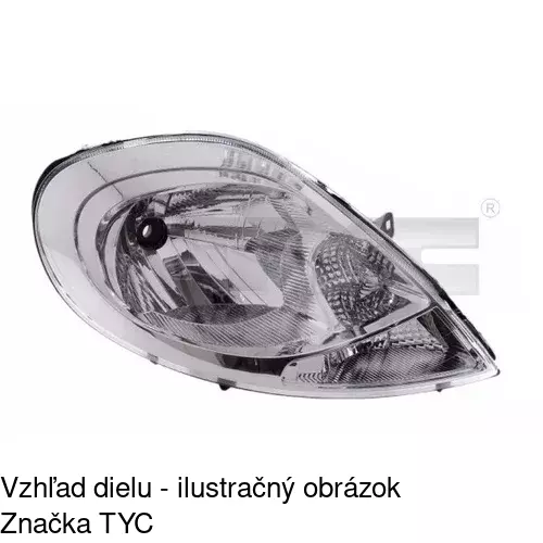 Hlavný reflektor POLCAR 6027102E - obr. 1