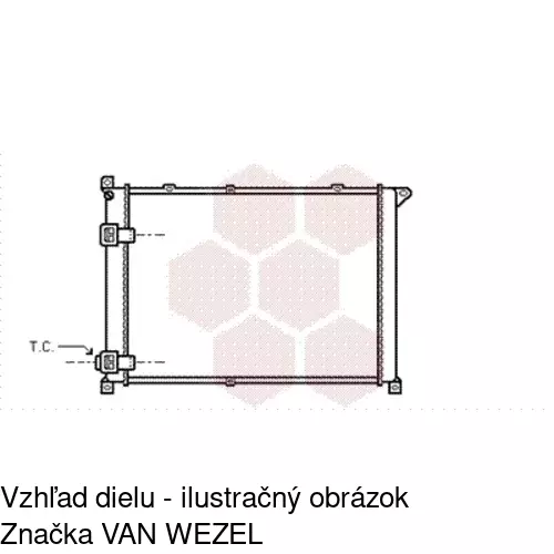 Chladiče vody POLCAR 603308-2 - obr. 1