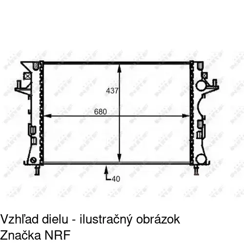 Chladiče vody POLCAR 603708-4