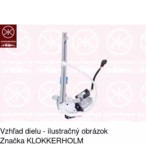 Elektrický mechanizmus okna dverí POLCAR 6037PSE3