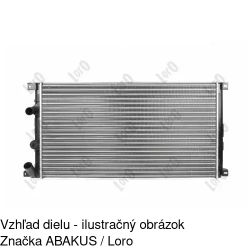 Chladiče vody POLCAR 604108A4 - obr. 3