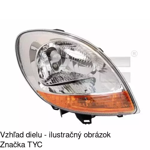 Hlavný reflektor POLCAR 6061094E