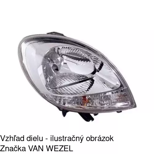 Hlavný reflektor POLCAR 606110-E - obr. 3